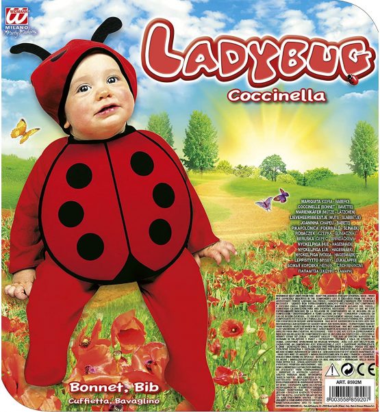 Baby Bug Bonnet & Bib Accessory for Fancy Dress - Image 2