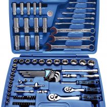 BGS 2299 | Socket Set Hexagon | 6.3 mm (1/4") / 10 mm (3/8") | Inch Sizes | 92 pcs.