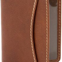 Leather Travel Pass/Oyster Card Holder with Contrast Stitching by 1642
