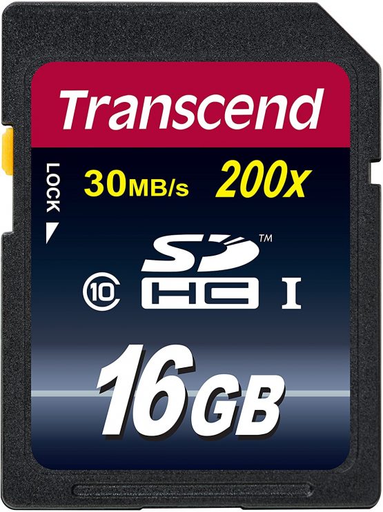 Transcend 16GB SDXC/SDHC Class 10 (Premium) Memory Card