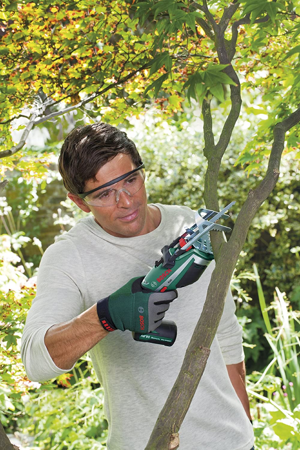 Bosch Cordless Garden Saw Keo (with Integrated 10.8 V Lithium-Ion Battery, in Carton Packaging), Green, Garden saw 10,8 V - Image 4