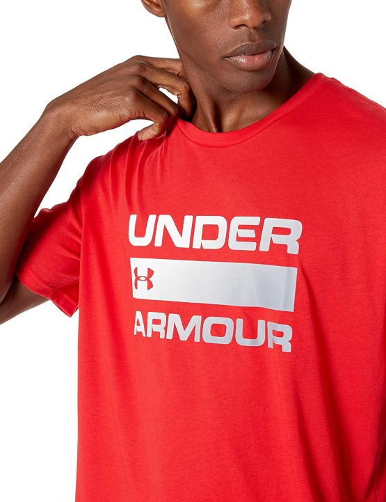 Under Armour UA TEAM ISSUE WORDMARK Short Sleeve, T Shirt for Men with Graphic Design, Loose-Fit Sport and Fitness Clothing Men - Image 2