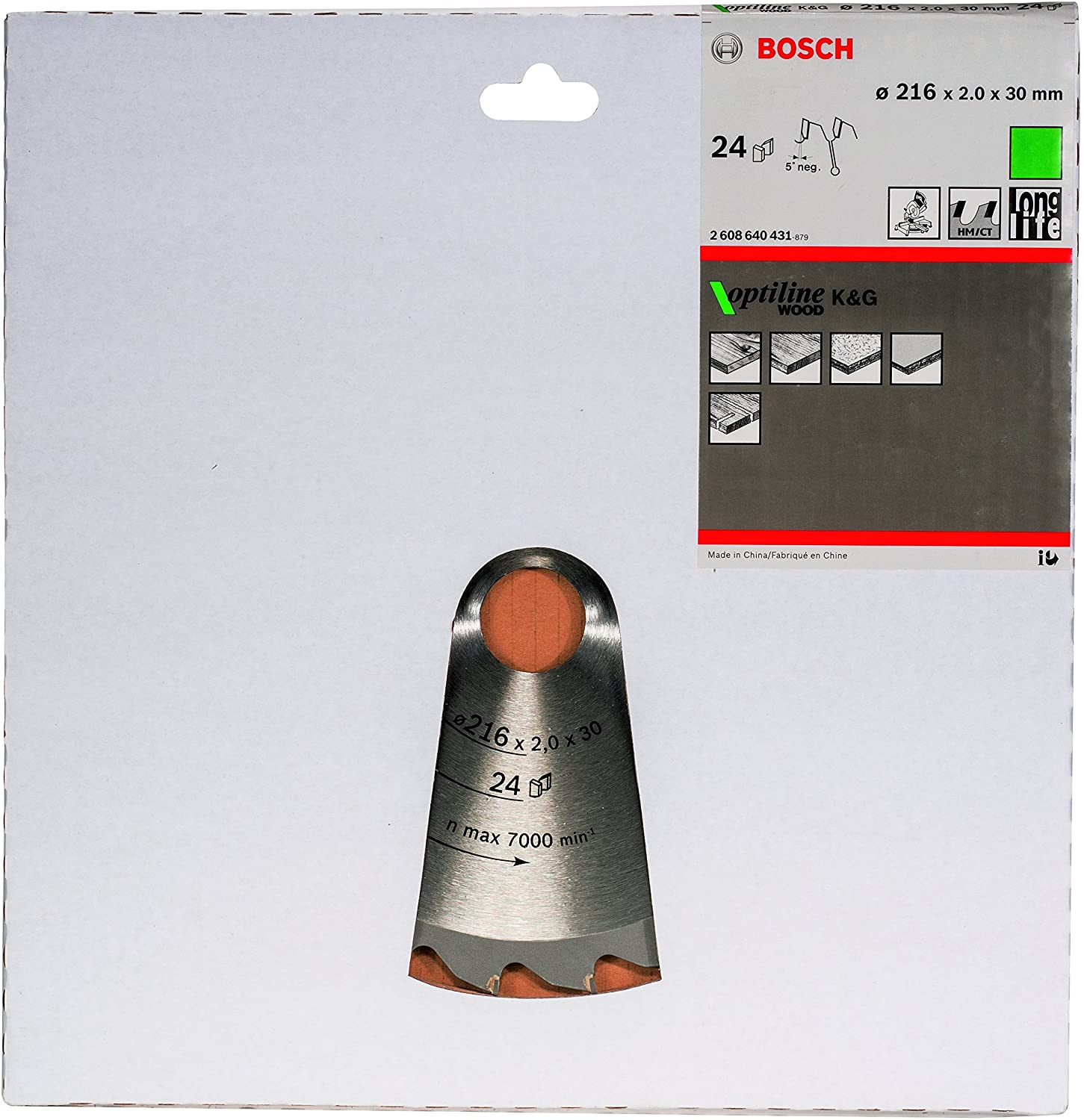 Bosch 1x PRO Wood Circular Saw Blade for Corded Mitre Saws (for Softwood Hardwood, diameter mm - Image 2