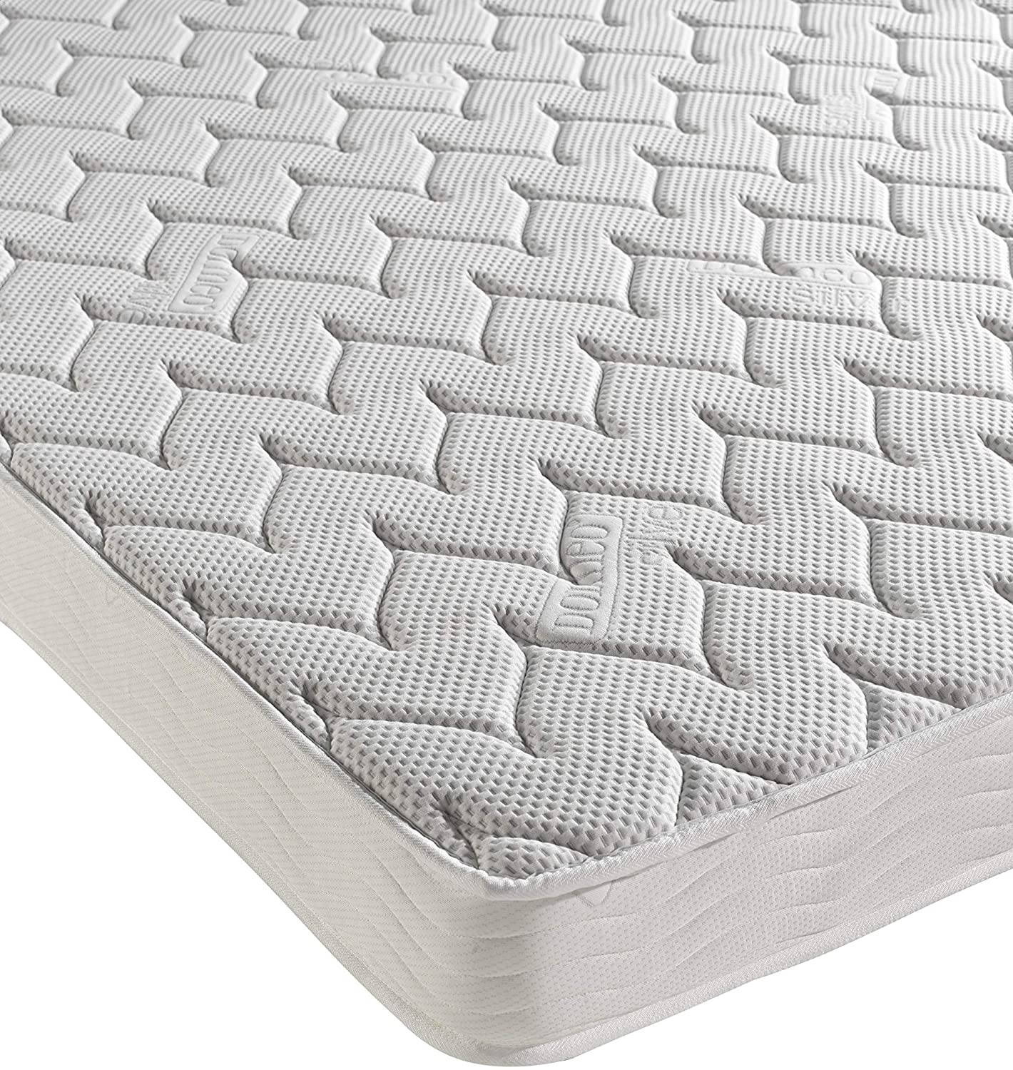 Dormeo Memory Silver Classic, Memory Foam Mattress, Firmness Medium/Firm, Size Single, White