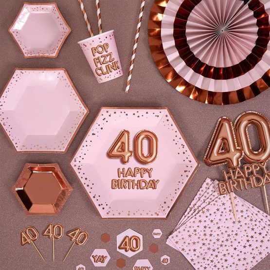Neviti 773758 Glitz and Glamour Age 21 Pinwheels, Pink/Rose Gold - Image 3