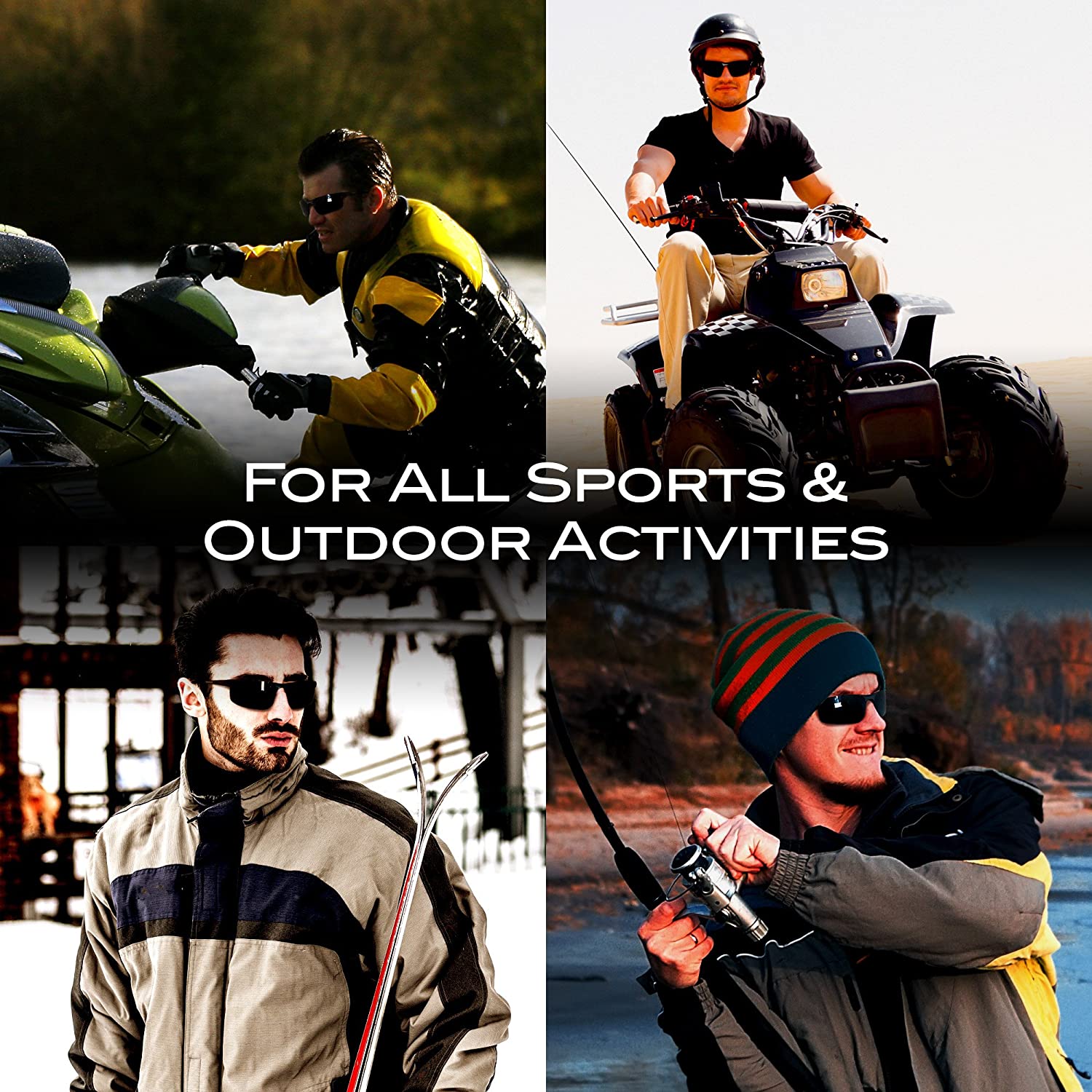 ZILLERATE Polarised Sunglasses for Men Cool Sunglasses Men, Driving Cycling Fishing Golf Sailing Cricket Hiking Trekking - Image 2