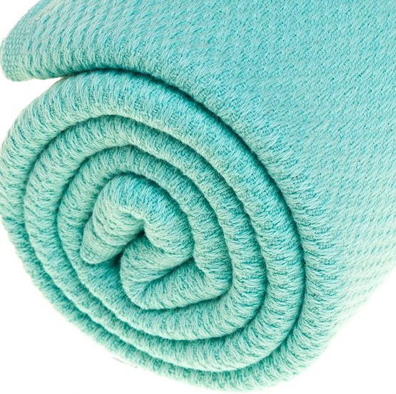 Bersuse 100% Cotton - Zuma Turkish Towel - Mint Green - Image 4