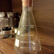 Academy Glass Conical Flask 500ml | Measuring Flask, Molecular Flask, Erlenmeyer Flask, Chemistry Flask