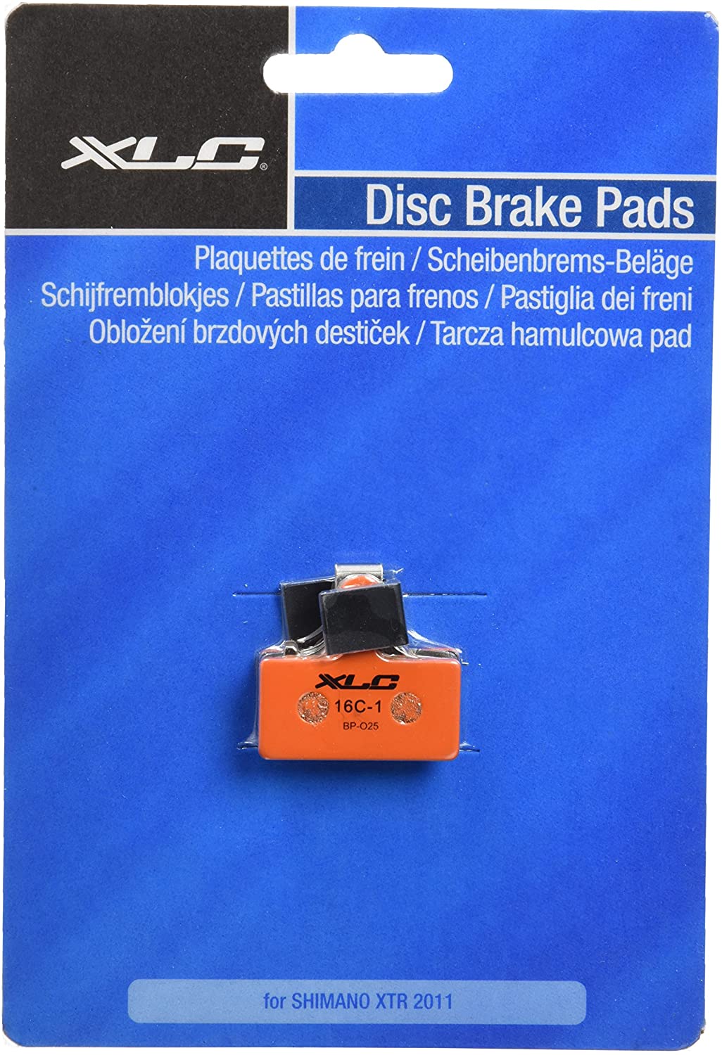 XLC Disc Brake Pads, Orange / black