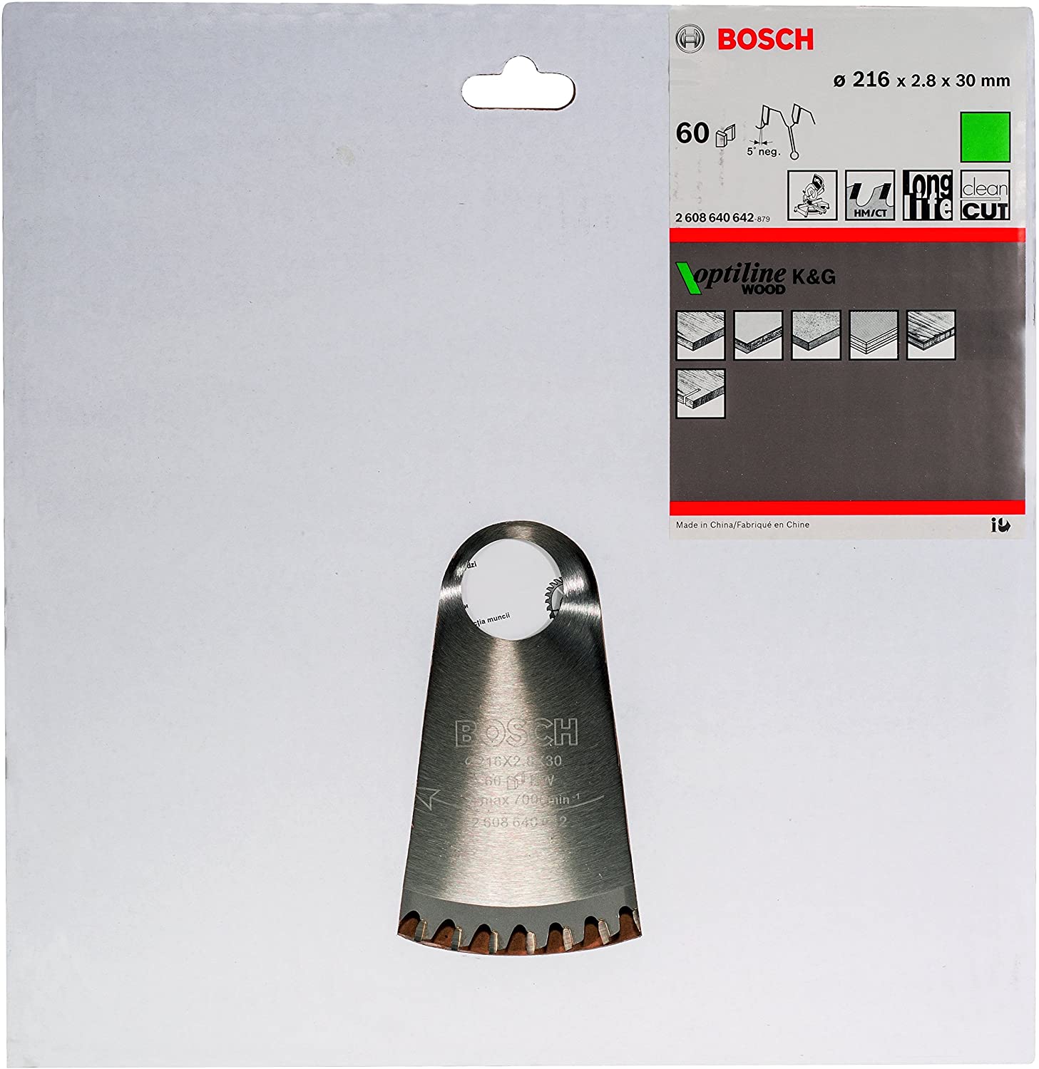 Bosch 1x PRO Wood Circular Saw Blade for Corded Mitre Saws (for Softwood Hardwood, diameter mm - Image 2