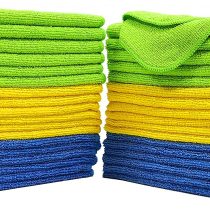 Polyte Microfibre Cleaning Cloth 30x40 cm, Blue, Green, Yellow (36)