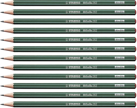 Graphite Pencil- -STABILO Othello Box of 12 H