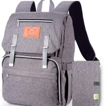 Diaper Bag Backpack for Mom and Dad - Large Travel Baby Bags - Multi-Functional Maternity Nappy Bag - Waterproof Durable Premium Oxford Fabric - Diaper Changing Mat Included