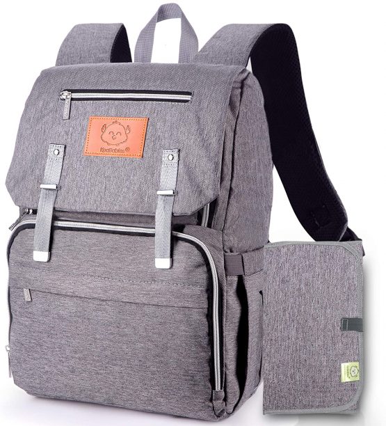 Diaper Bag Backpack for Mom and Dad - Large Travel Baby Bags - Multi-Functional Maternity Nappy Bag - Waterproof Durable Premium Oxford Fabric - Diaper Changing Mat Included