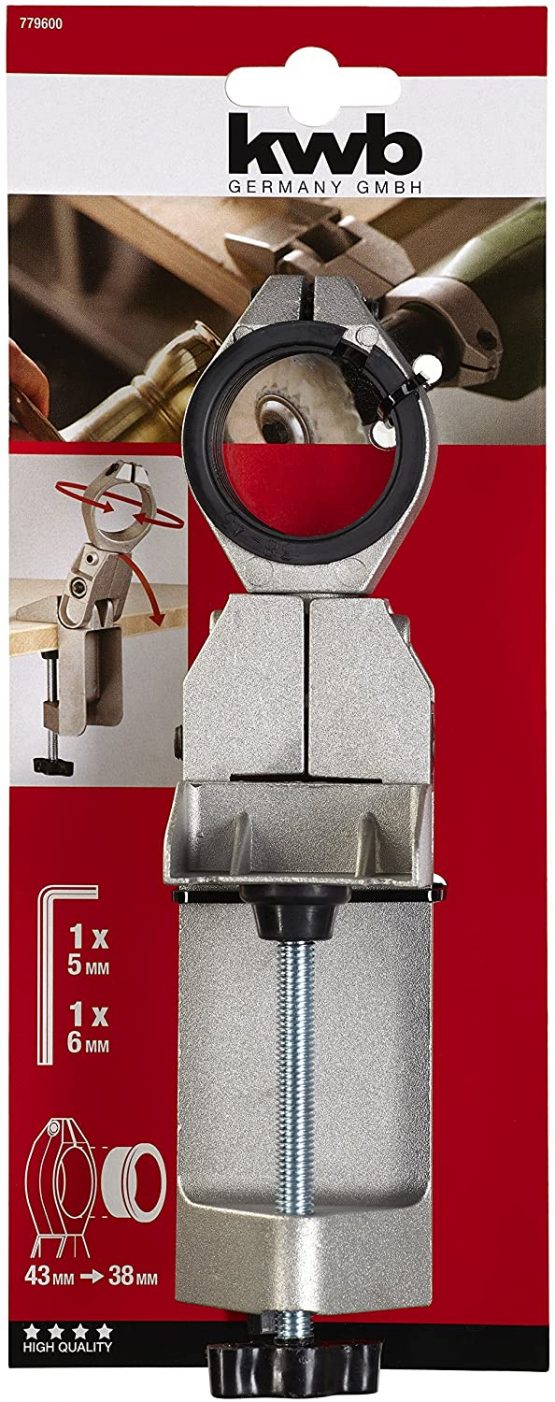 kwb 779600 Power Cordless Screwdrivers, Stationary, Drill Stand with 43 mm Euro Clamping Neck, Ideal in Combination with Grinding disc and polishing Attachment - Image 2