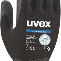 3x Uvex Phynomic XG 60070 Working Safety Gloves - Assembly Gloves with Strong Oil Grip EN388