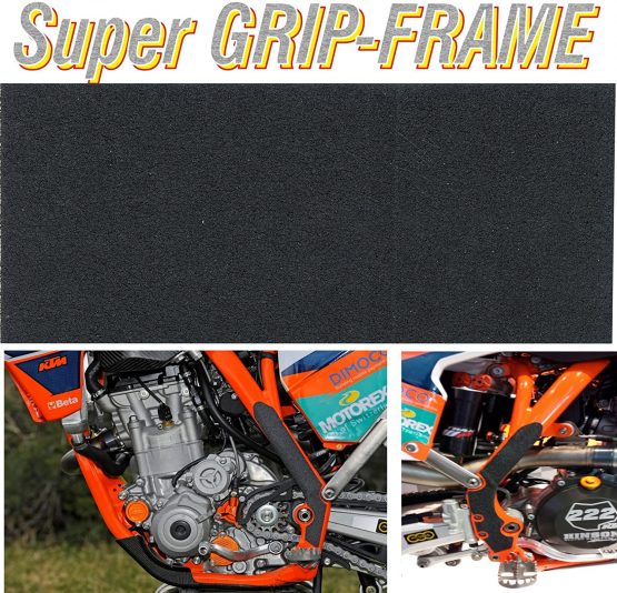Non-Slip Tape Roll Super Grip for Motorcycle Frame, Black