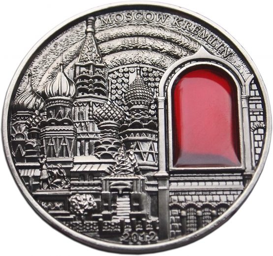 Moscow Kremlin 3D Big 55mm Diameter Russian Commemorative & collectable Coin - Image 3