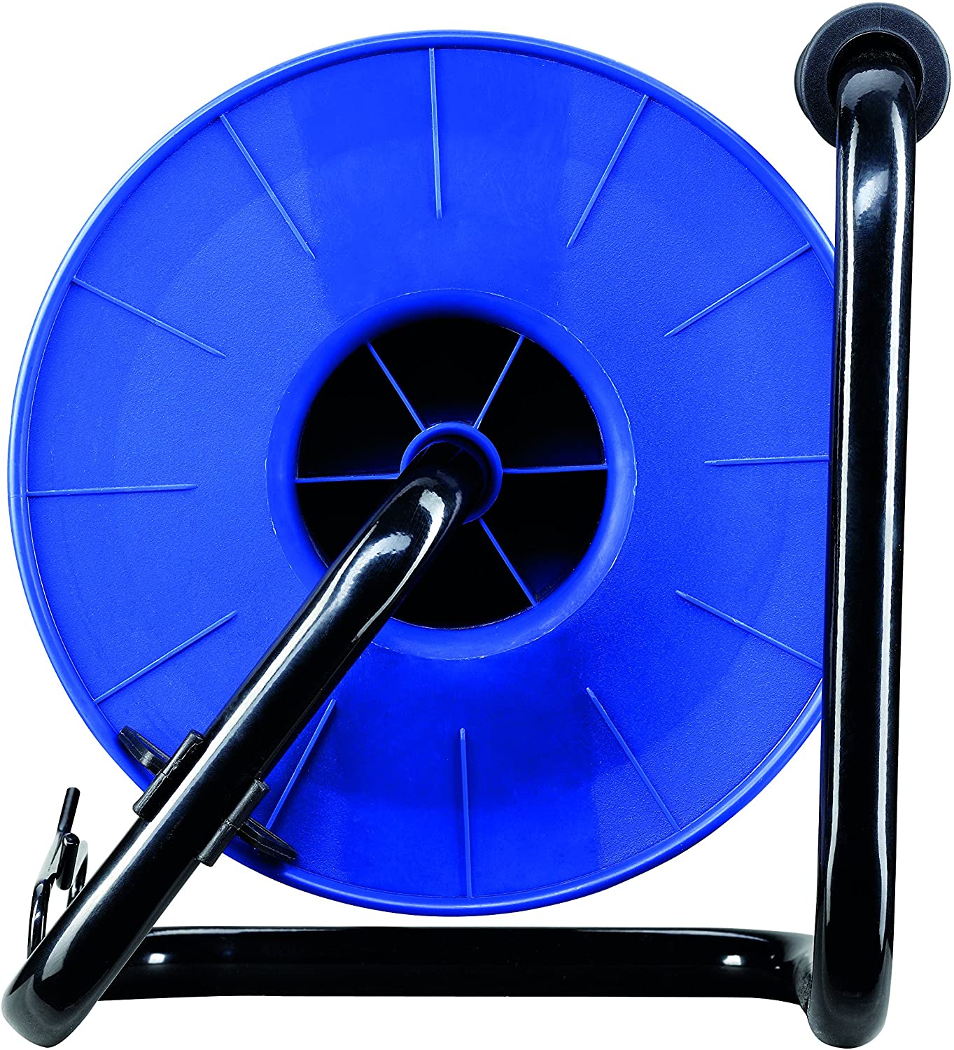 Masterplug Four Socket, 50 Metre Open Cable Reel, Large Extension Lead Reel, Wind-Up Power Retractable Cord Reel, Heavy Duty - Image 4