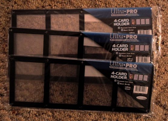 Ultra PRO screwdown series - 4 card Holder