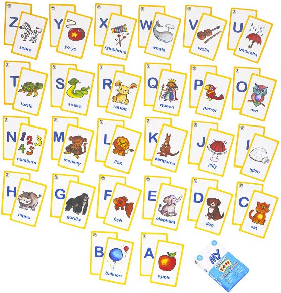 Educational Flashcards 78 Toddlers Flashcards set which includes Alphabet Flashcards Numbers Flashcards Colours Flashcards and Shape Flashcards - Image 2