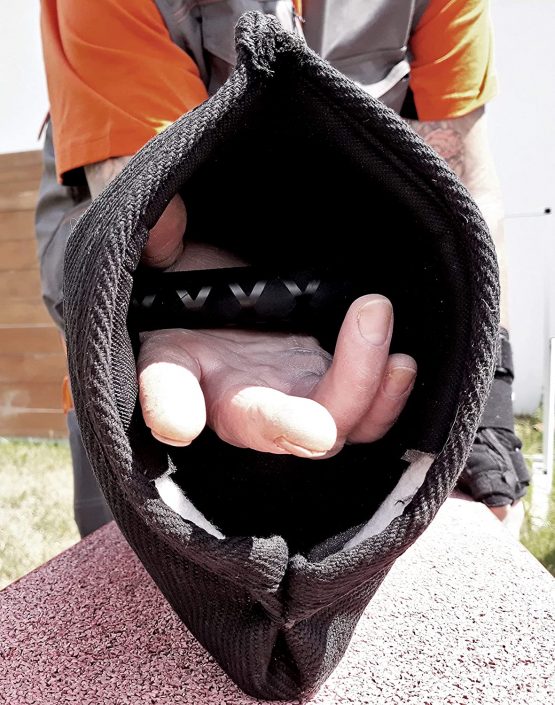 Dingo Gear Short Bite Sleeve Universal Bite Guard Handmade of French Material for Dog Training Medium Hardness Black Jack S00532 - Image 4