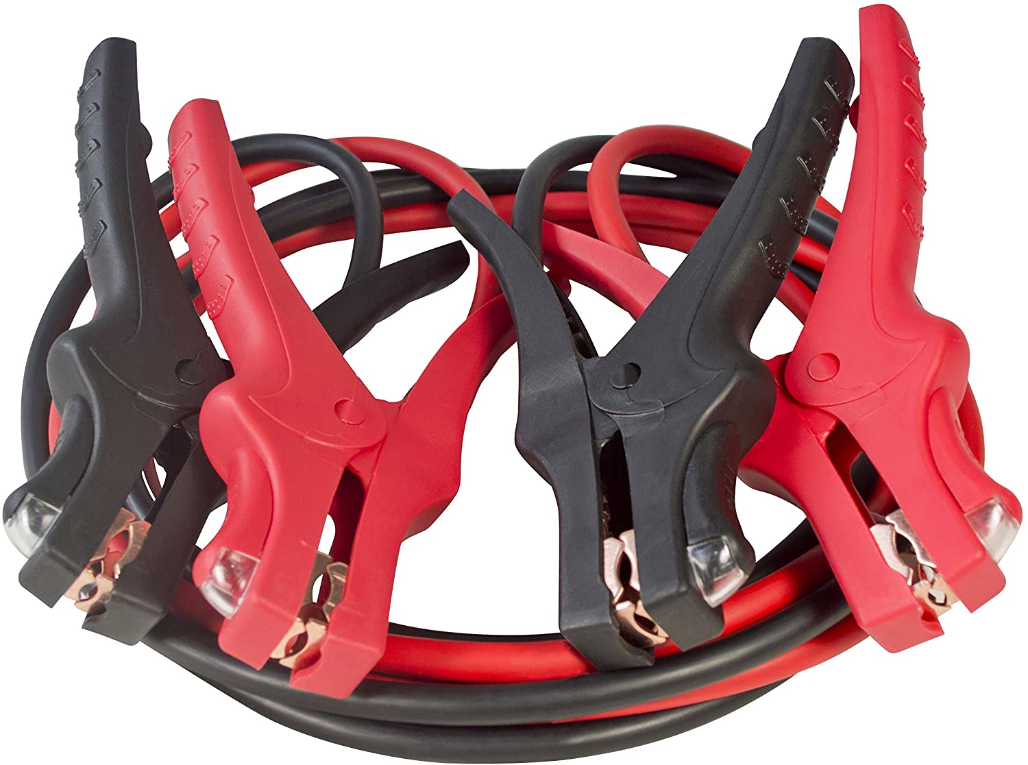 Am-Tech J0345 Auto Light LED Booster Cables, Clear