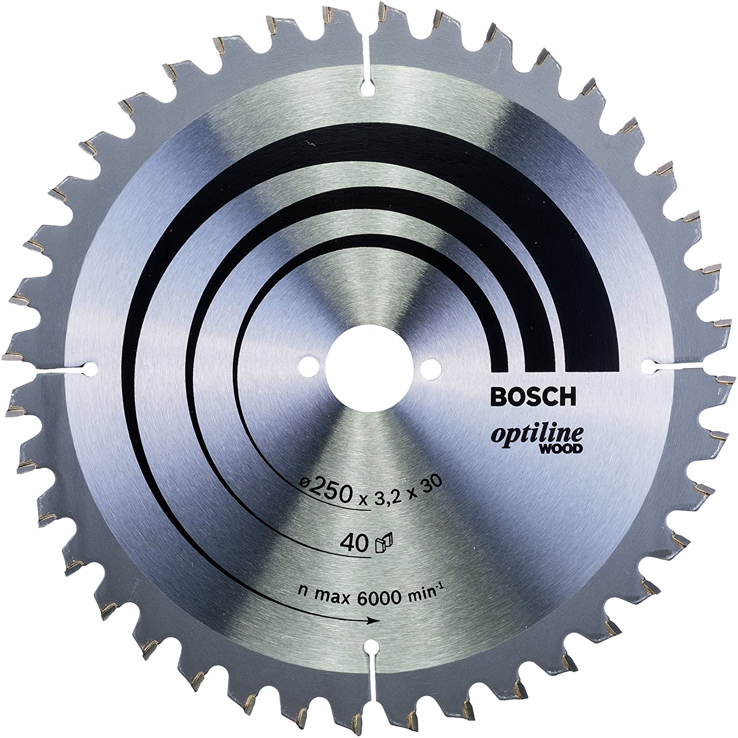 Bosch 1x PRO Wood Circular Saw Blade for Corded Mitre Saws (for Softwood Hardwood, diameter mm