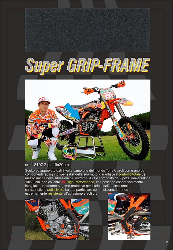 Non-Slip Tape Roll Super Grip for Motorcycle Frame, Black - Image 2