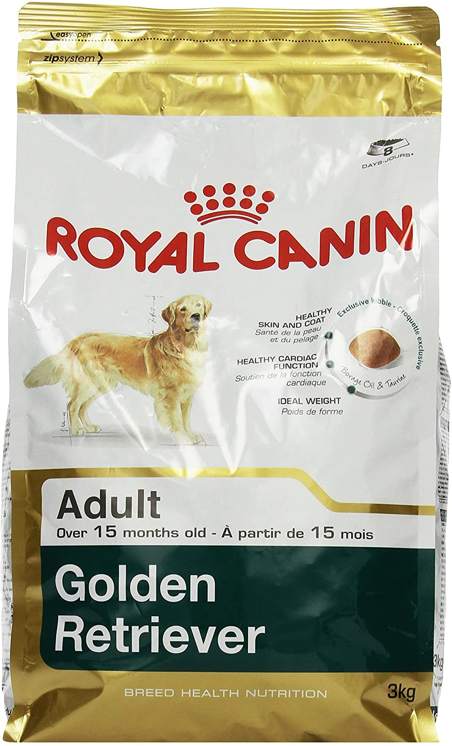 Royal Canin Dog Food Golden Retriever 25 Dry Mix 3kg, May Vary, 3 kg (Pack of 1)