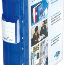 Wedo Ergogrip Ice 05828003 Folder A4 4 Rings 55 mm Plastic Blue Transparent