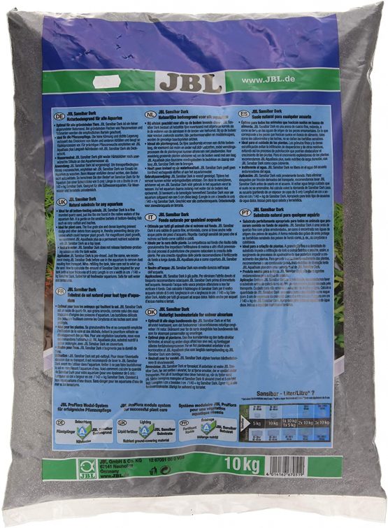 JBL Sansibar DARK 10 kg, Dark substrate for freshwater and saltwater aquariums - Image 2