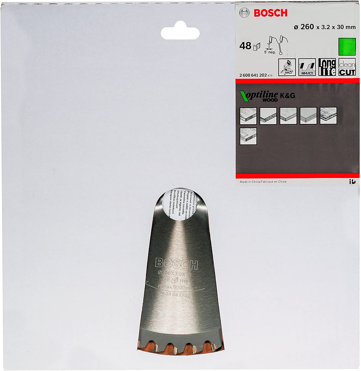 Bosch 1x PRO Wood Circular Saw Blade for Corded Mitre Saws (for Softwood Hardwood, diameter mm - Image 2