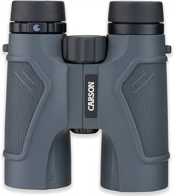 Carson TD-042 10x42 3D Series HD Binoculars , Grey