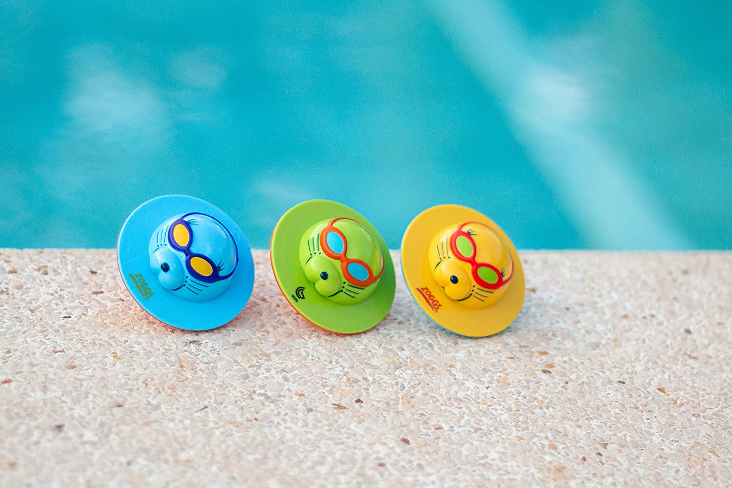 Zoggs Seal Flips Kids Swimming Pool Toys, Brightly-Coloured, Floating Pool Accessories for Children Aged 3 Months, 6 Years - Image 2