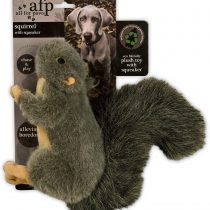 All For Paws Squirrel Dog Toy wih Squeaker, 9-inch/ 23 cm