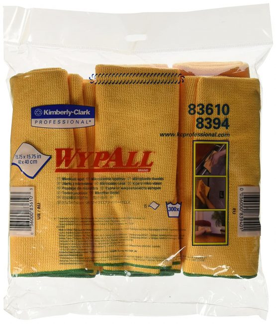 Microfibre Cloth, Yellow, Pack of 6 - Image 2