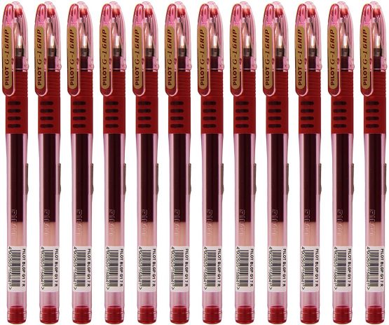 G107 Grip Gel Rollerball 0.7 mm (Pack of 12) - Red