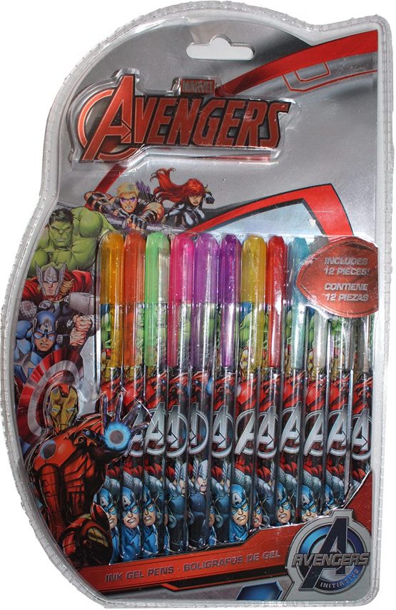 Blister 12 Avengers Marvel Avengers Gel Pens.