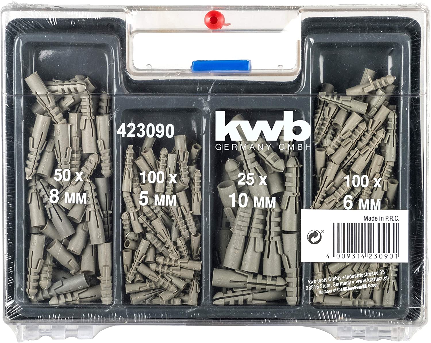 kwb KRAFTIXX 300-piece Bit, Plug, Drill, and Case Set including Bits, Wood Drills, Metal Drills & Masonry Drills - Image 2