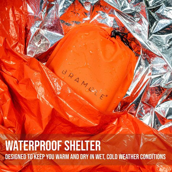 Bramble - 5 Premium Emergency Thermal Survival Weatherproof Sleeping/Bivvy Bag - Image 2