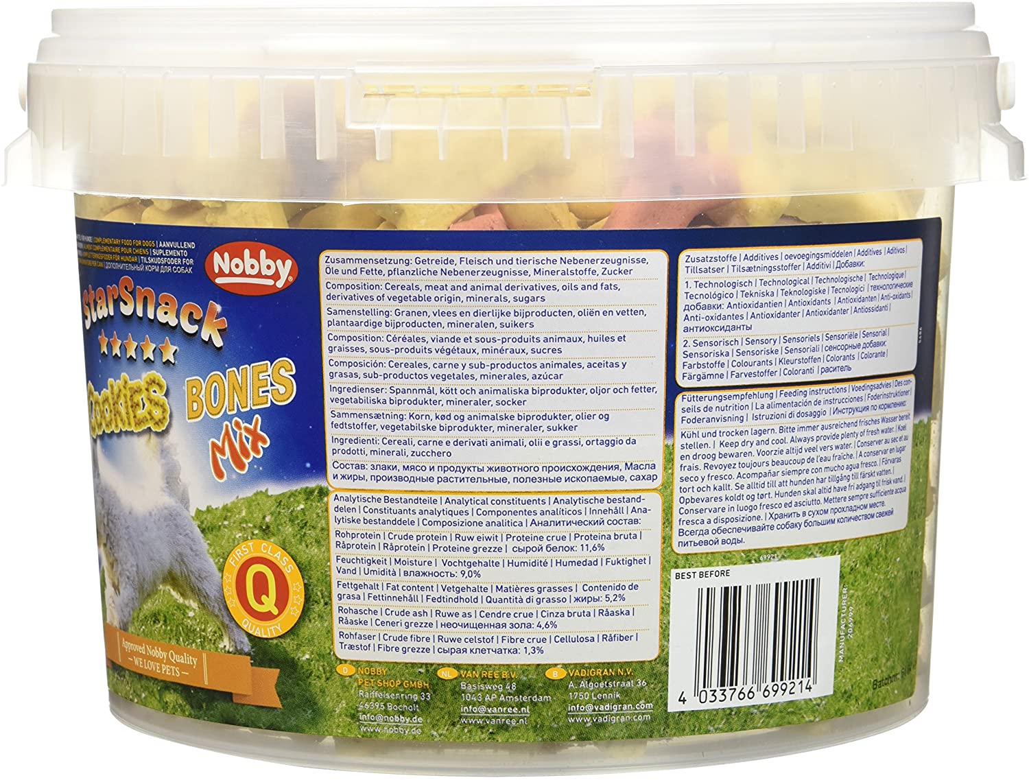 Nobby Starsnack Cookies Bones Mix, Medium - Image 3