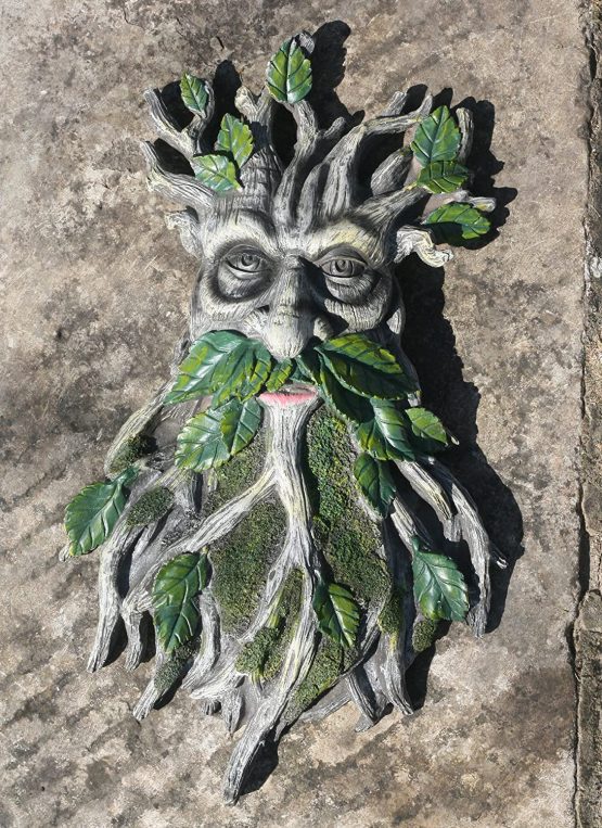 Celtic Greenman Hanging Wall Plaque Garden Ornament - Image 2