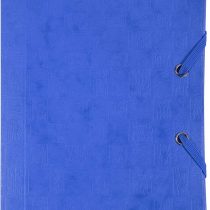 Exacompta Document Wallet 50750E (Manila Cardboard 400 g, 12x16 cm, Elastic, 3 Flaps (Random Color)