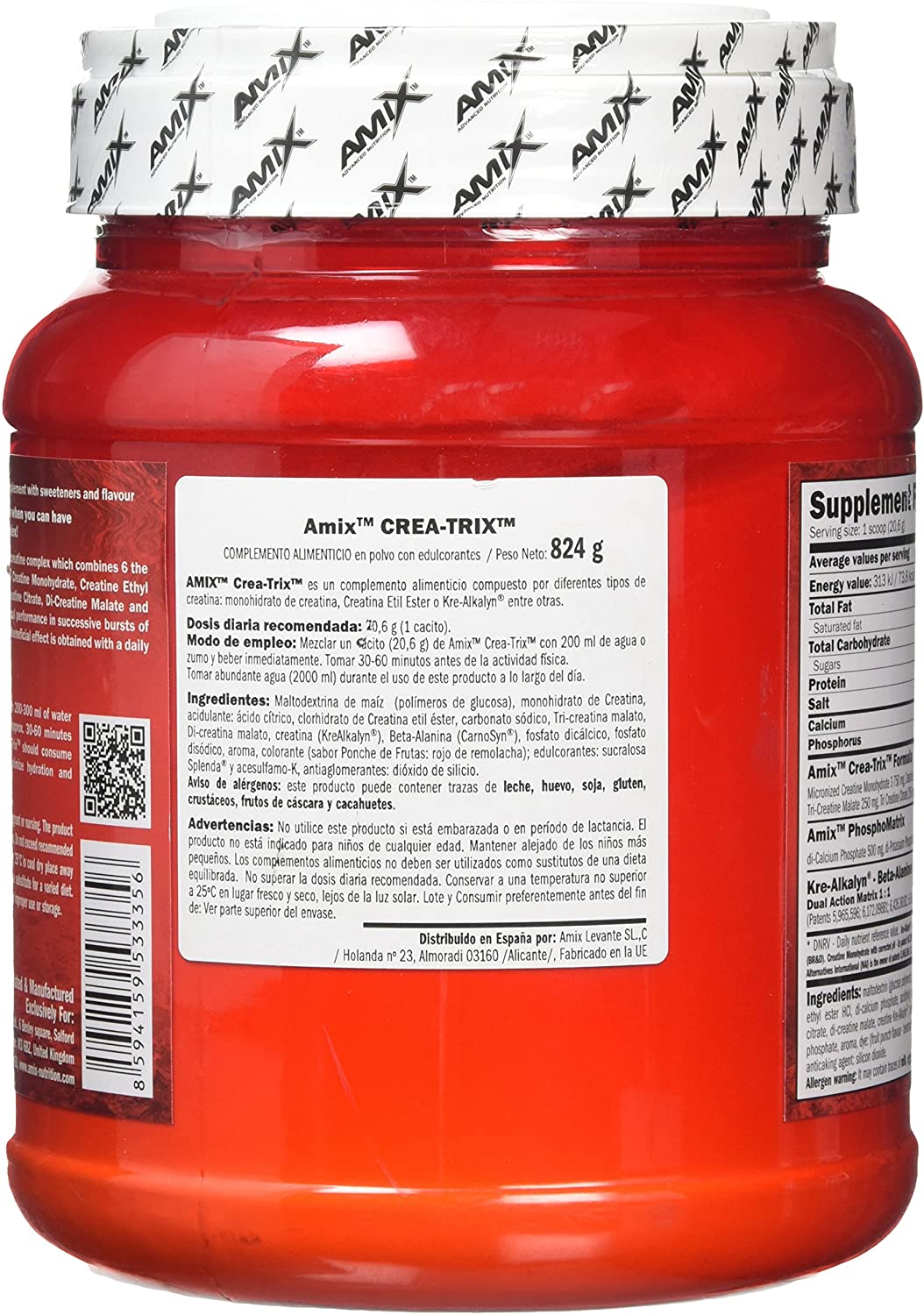 Amix, Crea-Trix, Dietary Supplement, Increases Endurance and Strength, Easily Digestible, Complete Cellular Hydration - Image 3