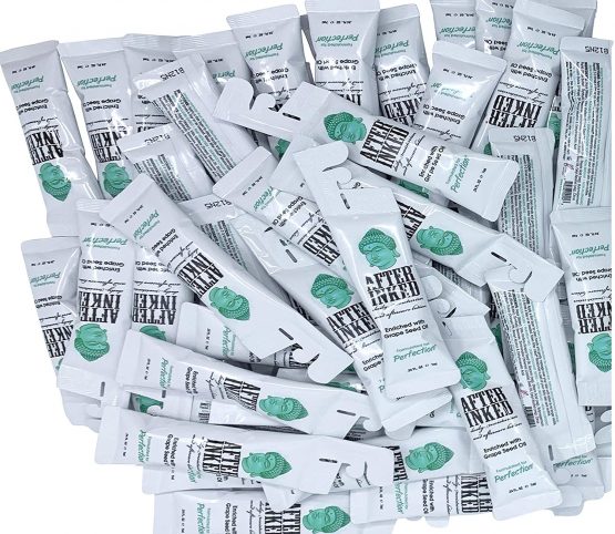 After Inked Tattoo Care - 100 resealable bags of 7 mL for tattoo parlors and clinics (vegan and free of petroleum products) - Image 2