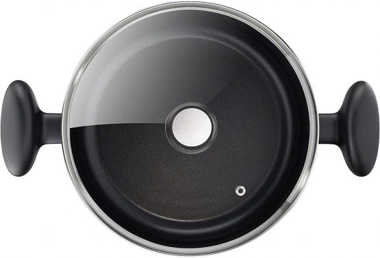 Tefal 280975 Glass lid with stainless steel rim and steam regulator 24cm, transparent - Image 4