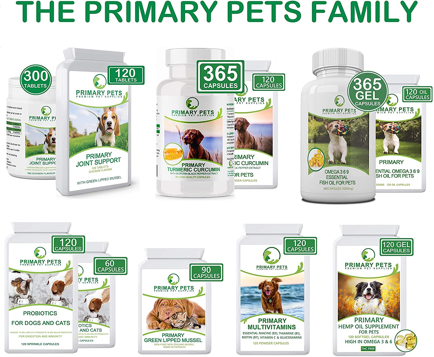 Primary Pets Premium Pet Supplies Hemp Oil for Dogs 100% Natural Hemp Seed Oil, Calming 120 x 1000mg Soft Gel Capsules - Image 4