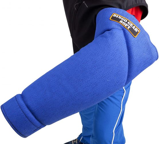 Dingo Gear Low Hardness Bite Sleeve with A Handle For Dog Bite Training Handmade of French Material, Blue Decoy Sleeve For Left And Right Hand S01966