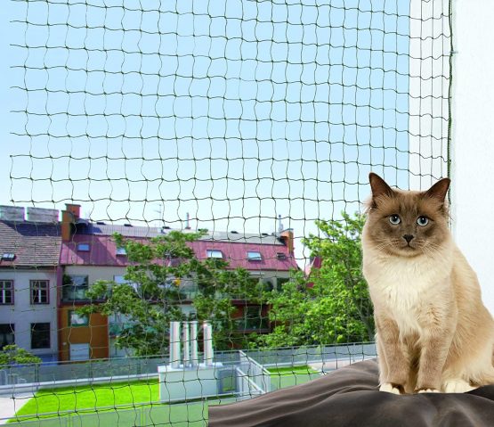 Trixie Protective Net Woven in Wire, 6 x 3 m, Olive Green